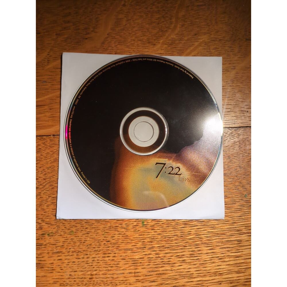 TODD FIELDS JEFFREY B. SCOTT SCOTT MEEDER JEFF GOODE - 7:22 Live - CD Disc Only